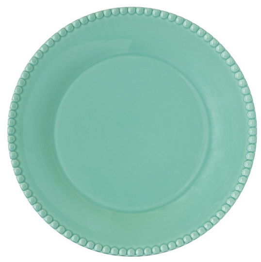 Тарелка закусочная  фарфоровая TIFFANY AQUAMARINE, д. 26 см