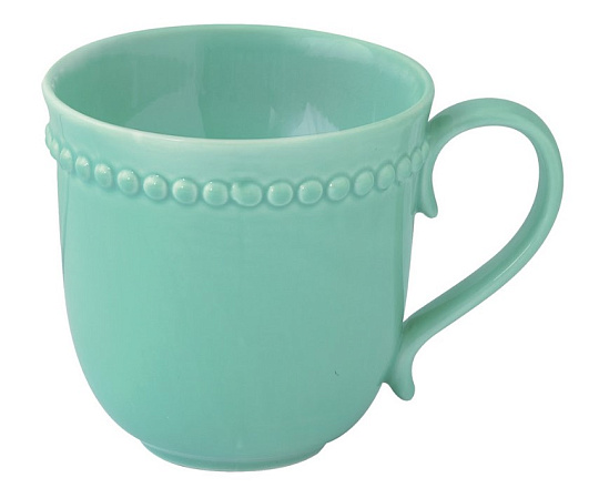 Кружка фарфоровая TIFFANY AQUAMARINE, объем 350 мл