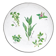 Тарелка десертная  фарфоровая HERBARIUM, д. 21 см Easy Life магазин «Аура Дома»
