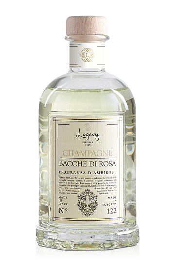Ароматизатор жидкий: CHAMPAGNE E BACCHE DI ROSA, 100 мл ("Шампанское и розовые ягоды")