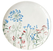 Тарелка закусочная фарфоровая  MILLE FLEURS BLUE, д. 26 см Easy Life магазин «Аура Дома»