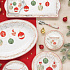 Набор блюдец фарфоровых CHRISTMAS EVE (4 шт), д. 19 см в подарочной упаковке