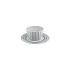 Соусник (250 мл) с блюдцем (16 см), фарфор, серия SILVER STRIPES
