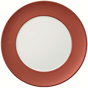 Тарелка сервировочкая 32 см Manufacture Glow 32 cm, Premium Porcelain, Медная/белая, Villeroy & Boch  магазин «Аура Дома»