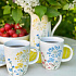 Кружка фарфоровая MILLE FLEURS YELLOW, объем 350 мл
