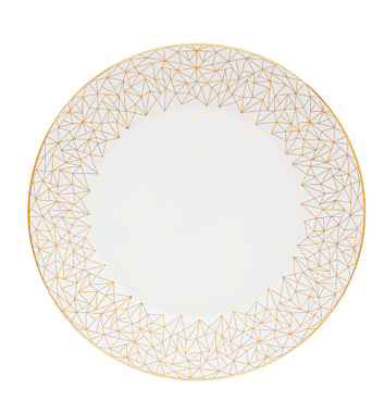 Блюдо круглое фарфоровое PETALA SIMPLES SUNSTONE, д. 23 см