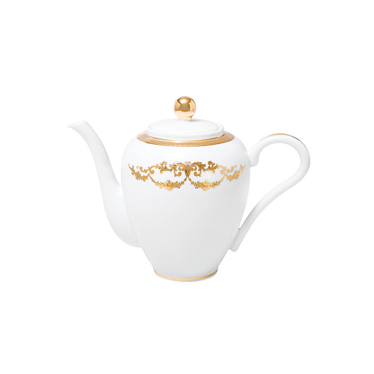 Кофейник, 1, 44 л, фарфор, серия Imperio Gold