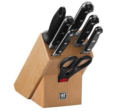 Набор кухонных ножей Zwilling Professional S ,  8 предметов , на подставке