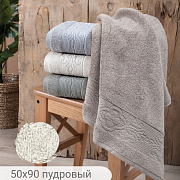 картинка Полотенце махровое VITRA, состав: 100% хлопок, размер: 50х90 см, цвет: пудровый  магазин «Аура Дома»