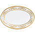 Блюдо овальное, 39х27 см, фарфор, серия Imperio Gold