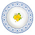 Тарелка суповая  фарфоровая POSITANO, д. 21,5 см