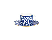 Блюдце фарфоровое MYTH BLUE LEGACY, д. 16 см PORCEL - Industria Portuguesa de Porcelanas, S.A Португалия, AP.77-3770-909 Оливеира до Баирраo магазин «Аура Дома»