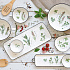 Тарелка закусочная фарфоровая HERBARIUM, д. 26 см