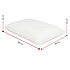 Подушка PLUMP VISCO PILLOW, размер: 59x39см, верх: 65% ПЭ, 35% вискоза, наполнитель: 100% полиуретан