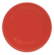 картинка Блюдце фарфоровое TIFFANY RED, д. 19 см  магазин «Аура Дома»