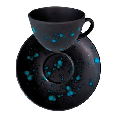 Кофейная пара фарфоровая  Flora, объём 285 мл