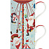 Набор кружек фарфоровый SANTA'S CAROUSEL (4 шт), объем 275 мл в подарочной упаковке