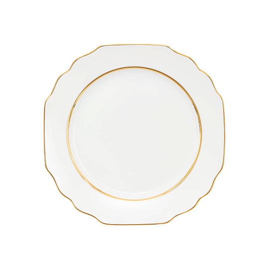 Тарелка закусочная фарфоровая VIENA PREMIUM GOLD, д. 27 см
