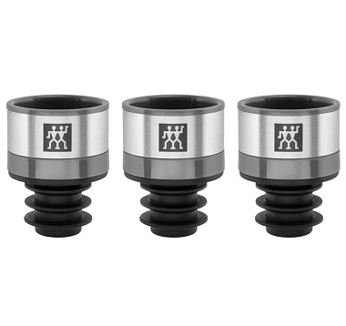 Набор вакуумных пробок для вина Zwilling 3 шт , нержавеющая сталь.