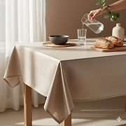 картинка Скатерть Lino Natural состав: 90% хлопок, 10% полиэстер, модель/размер/цвет: 816.150X200 24TOPO  магазин «Аура Дома»