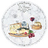 Доска сырная LES FROMAGES, д. 32 см