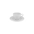 Блюдце фарфоровое BALLET WHITE, д. 17 см
