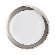 Тарелка сервировочная фарфоровая, BALLET PREMIUM PLATINUM, д. 32 см PORCEL - Industria Portuguesa de Porcelanas, S.A Португалия, AP.77-3770-909 Оливеира до Баирраo магазин «Аура Дома»