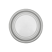Тарелка закусочная, 27 см, фарфор, серия SILVER STRIPES PORCEL магазин «Аура Дома»