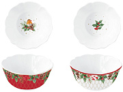 Набор салатников фарфоровых CHRISTMAS BERRIES (2 шт), д. 14 см  магазин «Аура Дома»