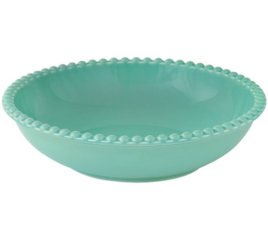 Тарелка суповая фарфоровая TIFFANY AQUAMARINE, д. 20 см