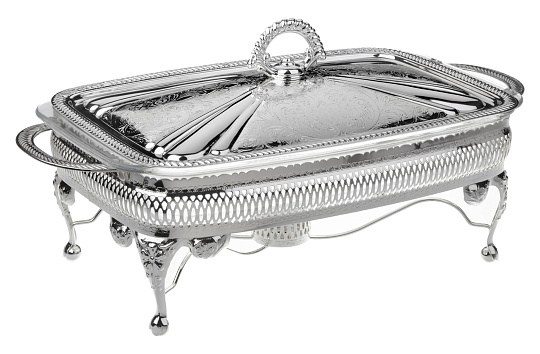 Блюдо для сервировки прямоугольное с крышкой размер: 33.5x21.5x19 см, Queen Anne