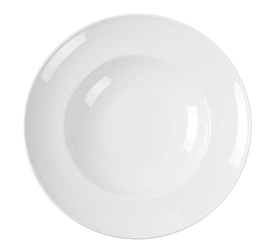 Тарелка глубокая фарфоровая Bianco, д. 26 см