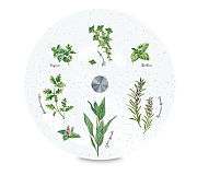 Доска сырная HERBARIUM, д. 32 см в подарочной упаковке Easy Life магазин «Аура Дома»