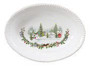 Салатник керамический CITTA' DELLE FESTE, размер: 35x25,5 см  магазин «Аура Дома»