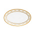 Блюдо овальное, 31,5х20 см, фарфор, серия Imperio Gold