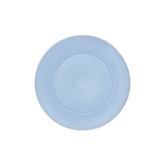 Блюдо круглое фарфоровое PETALA SIMPLES SILVER RAIN, д. 23 см
