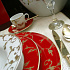 Набор столовой посуды обеденный, 41 предмет, серия GOLD RUBY