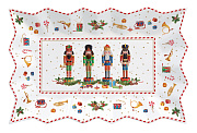 картинка Блюдо сервировочное фарфоровое VINTAGE NUTCRACKER, размер: 35х23 см в подарочной упаковке  магазин «Аура Дома»