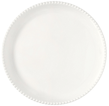 Блюдо сервировочное фарфоровое TIFFANY WHITE, д. 32 см