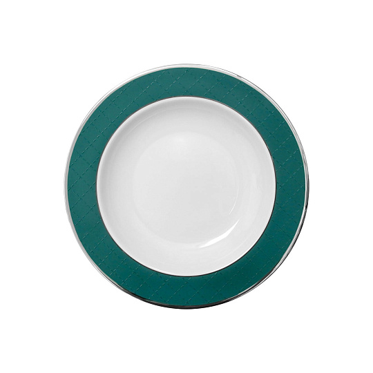 Блюдо глубокое, 27 см, фарфор, серия ETHEREAL ULTRAMARINE GREEN